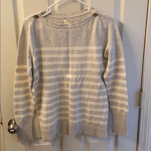 J. Crew striped sweater size medium